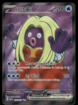 Pokemon Cards Jynx ex 191/165 151 Ultra Rare NM - Image 1
