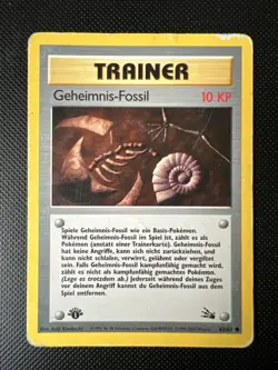 1. Edition - Geheimnis-Fossil 62/62 - Fossil - Pokemon TCG - Vintage Karte - Image 1