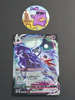 Pokemon TCG Shadow Rider Calyrex TG18/TG30 - Astral Radiance Vmax Card - Image 1