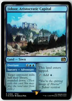 Jidoor, Aristocratic Capital 284 Rare FINAL FANTASY Magic: The Gathering Foil NM - Image 1
