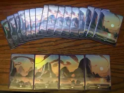 Full Set Of Near Mint DanDan Secret Lair Foil Full Art Islands (20 Count) - Image 1