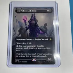 Zul Ashur, Lich Lord (Borderless) Foundations Regular - Image 1