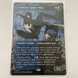 MTG - Symbiote Spider-Man(Borderless) - 0217 Spider-Man Rare NM - Image 1