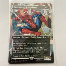 MTG - Spectacular Spider-Man(Borderless) - 0014 Spider-Man Rare NM - Image 1