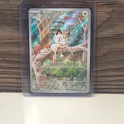 The Pokemon Company Meowth 106/094 Phantasmal Flames Illustration Rare Holo - Image 1