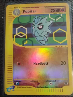 Pupitar 90/165 Reverse Holo Pokemon Expedition - Image 1