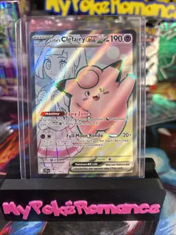 Pokemon TCG Lillie's Clefairy EX 173/159 Ultra Rare Journey Together - Image 1