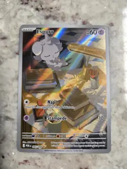 Espurr 095/088 Me03: Perfect Order Holo Illustration Rare Pokemon NM - Image 1