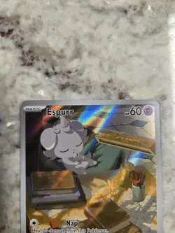 Espurr 095/088 Me03: Perfect Order Holo Illustration Rare Pokemon NM - Image 3