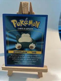 Pokemon Kellogg Game Tip Card Snorlax #143 - Image 2