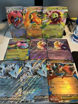 Pokemon JUMBO - 9 card LOT - Lucario, Mimikyu, Venusaur + more - Image 1