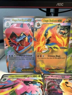 Pokemon JUMBO - 9 card LOT - Lucario, Mimikyu, Venusaur + more - Image 2