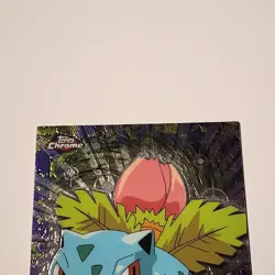 2000 Topps Chrome Pokemon TV Animation Foil #02 Ivysaur Original - Image 3