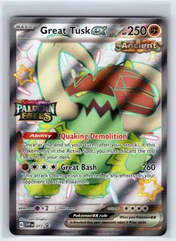 Great Tusk ex 072 Holo Promo Miscellaneous Cards & Products Pokemon Near Mint - Image 1