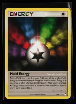 Multi Energy 118/123 Rare Mysterious Treasures Heavily Played Pokemon Card - Image 1