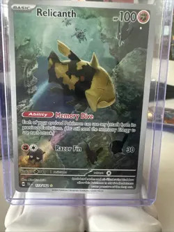Relicanth 173/162 Pokemon Temporal Forces Illustration Rare Mint Condition - Image 1