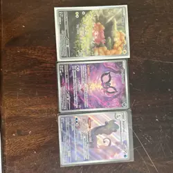 Three Set Of Illustration Rare Pokemon Cards Good Condition￼ - Image 1