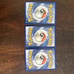 Three Set Of Illustration Rare Pokemon Cards Good Condition￼ - Image 2