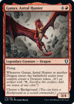 4 x Ganax, Astral Hunter - Commander Legends: Battle for Baldur's Gate - NM-Mint - Image 1