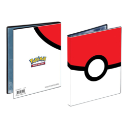 Ultra Pro Pokemon Pokeball 4 Pocket Binder Portfolio 10 Pages Holds 80 Cards - Image 1