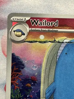 Wailord 162/159 IR illustration Rare 2025 Journey Together Pokemon Card TCG LP+ - Image 3