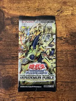 Yu-Gi-Oh! CCG Dimension Force Brand New & Sealed Booster Pack Japanese - Image 2