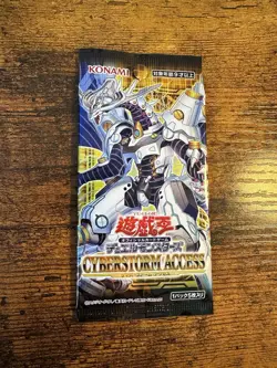 Yugioh Cyberstorm Access Booster Pack Japanese CG1853 - Image 1