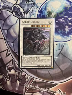 (HE) Yugioh Scrap Dragon DREV-EN043 Ultimate Rare 1st Ed LP (1) - Image 1