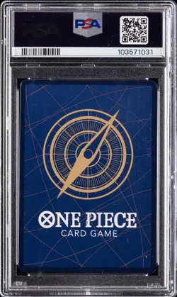 2023 ONE PIECE OP04-KINGDOMS OF INTRIGUE SPECIAL ALTERNATE ART SAKAZUKI PSA 10 - Image 2