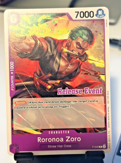Roronoa Zoro P-045 Release Event Winner Pack Promo (Foil) - Image 2