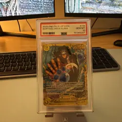 One Piece OP12 Bartholomew Kuma #119 Secret Rare Foil PSA 10 english - Image 1