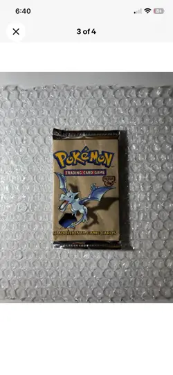 Wizards of the Coast Pokemon TCG Fossil Booster Pack Aerodactyl 11 Cards (1) - Image 3