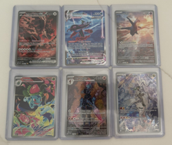 Pokemon Ultra Rare Lot Bloodmoon Ursaluna ex Inteleon VMAX Latios 6 Card Lot - Image 1