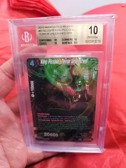 2018 DRAGON BALL SUPER CARD GAME SERIES 5 MIRACULOUS REVIVAL BT5-022 KING... - Image 3