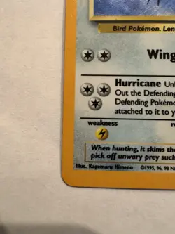 1999 Pokemon Jungle Pidgeot 08/64 Holo Rare Unlimited English Card - Image 5