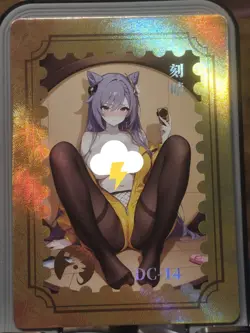 Love Awakens Card Waifu Anime Goddess Story DC DC-14 Keqing Genshin Impact - Image 1