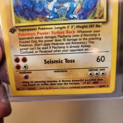 Pokemon TCG Machamp Holo Rare 1st Ed Base Set 8/102 Original Packaging Gradable - Image 3