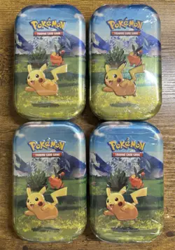 Pokemon TCG: Ascended Heroes Pikachu Mini Tins - Lot of 4 - New & Factory Sealed - Image 1