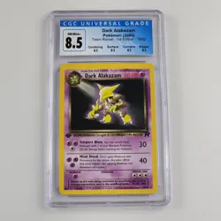Pokemon DARK ALAKAZAM #18/82 Rare 1st Edition Team Rocket 2000 WOTC CGC 8.5 - Image 1