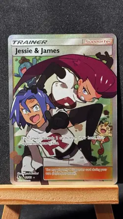 Jessie & James (Full Art) 68/68 Hidden Fates Holo Pokemon Tcg - Image 1