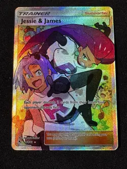 Jessie & James (Full Art) 68/68 Hidden Fates Holo Pokemon Tcg - Image 2