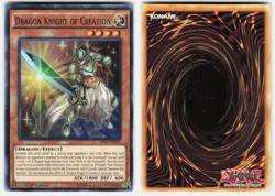 Dragon Knight of Creation SR02-EN002 :True Dragons Yu-Gi-Oh 1st Edition LP Holo - Image 1