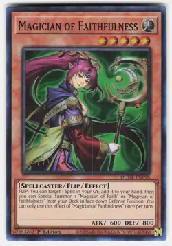 Magician of Faithfulness DUNE-EN098 Super Rare Duelist Nexus Yu-Gi-Oh Near Mint - Image 2