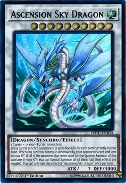 Yugioh - Ascension Sky Dragon (Ultra Rare) (1st Edition) - LEHD-ENB34 (P) - Image 1