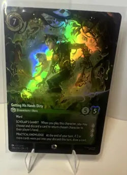 Disney Lorcana Milo Thatch Getting His Hands Dirty Wild Unknown Foil 230/204 EN - Image 1