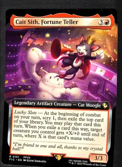 Cait Sith, Fortune Teller (Extended Art) R Commander: FINAL FANTASY 151 NM - Image 1