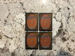 Mtg Dark Ritual x4 - Magic the Gathering Dark Ritual Playset Played - Image 2
