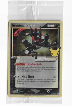 SEALED Pokemon Greninja Gold Star Holo Promo Black Star SWSH144 Celebrations - Image 1