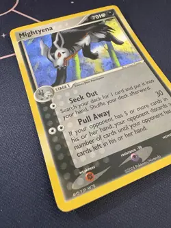 Mightyena 12/107 Pokemon 2005 EX Deoxys Holo Rare MP - Image 4
