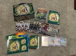 Pokemon LOT! (Binder, Sleeves, Tins, Packs, Singles, Stickers, Posters Etc..) - Image 1